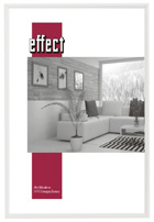 Kunststoff Bilderrahmen DIN A2 42x59,4 Kunstglas antireflex Weiss